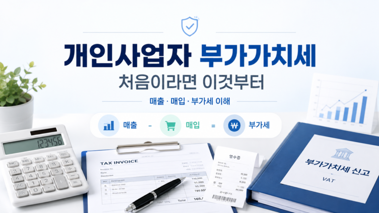 개인사업자 부가가치세 설명 이미지