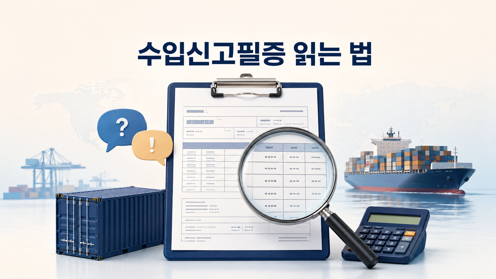 수입신고필증 읽는 법을 설명