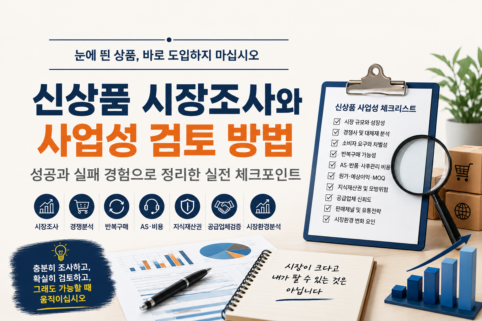 신상품 시장조사 방법을 현장경험을 통해 설명