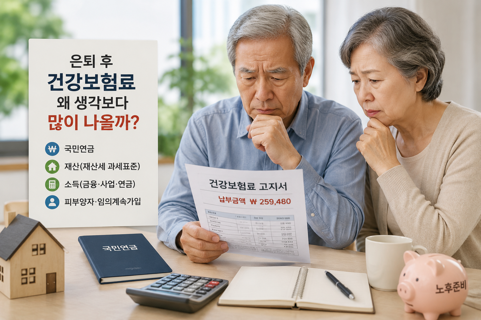 은퇴 후 건강보허료에 대한 설명