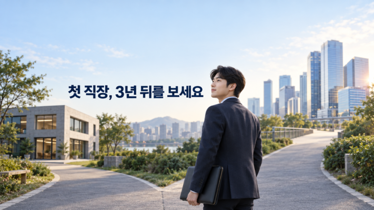 첫 직장을 선택하는 방법과 커리어관리방안을 설명