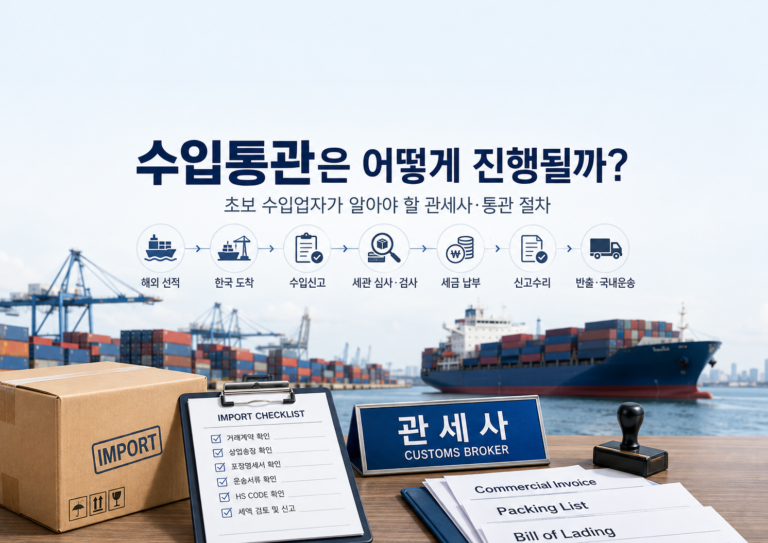 수입통관절차와 관세사역할 설명