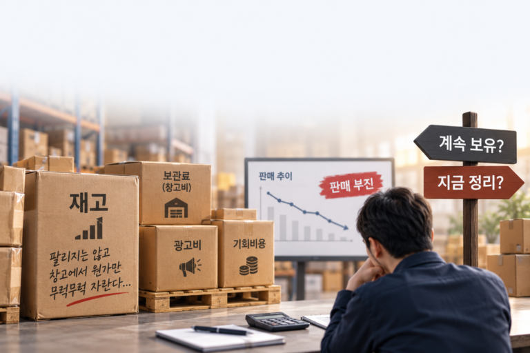악성재고 손절을 결정하는 방법